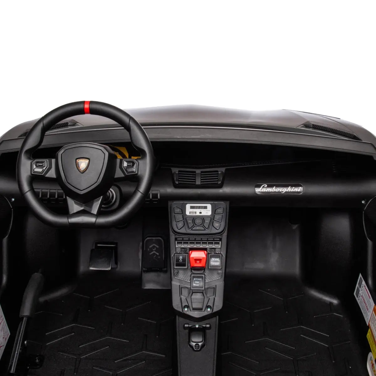 24V Lamborghini Aventador 2-Seater Ride-On Car
