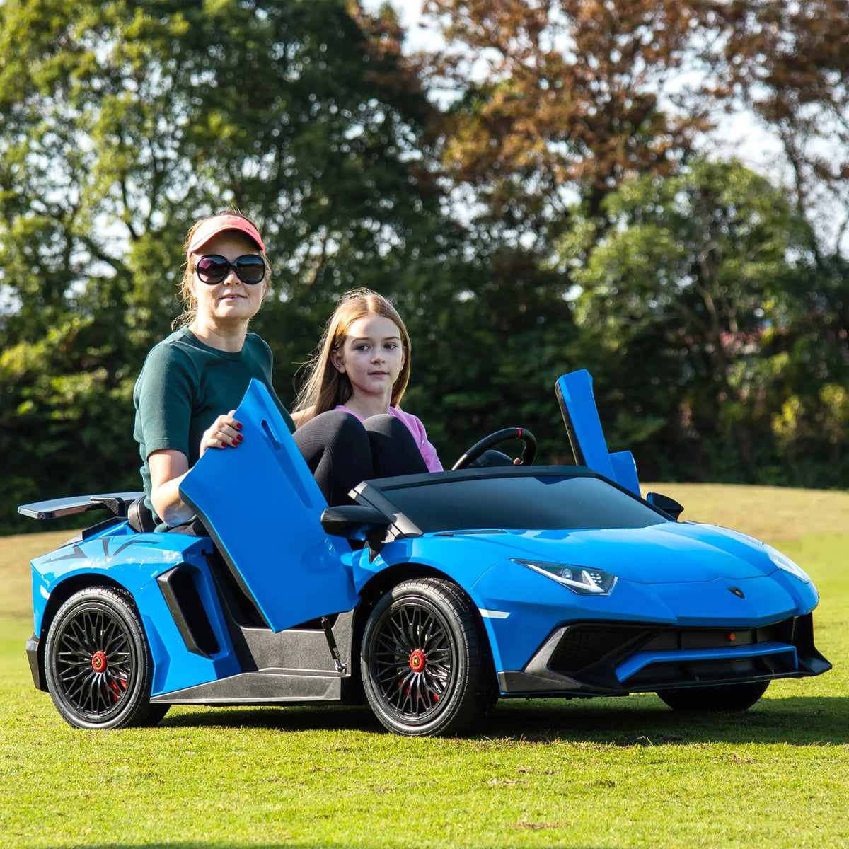 24V Lamborghini Aventador 2-Seater Ride-On Car