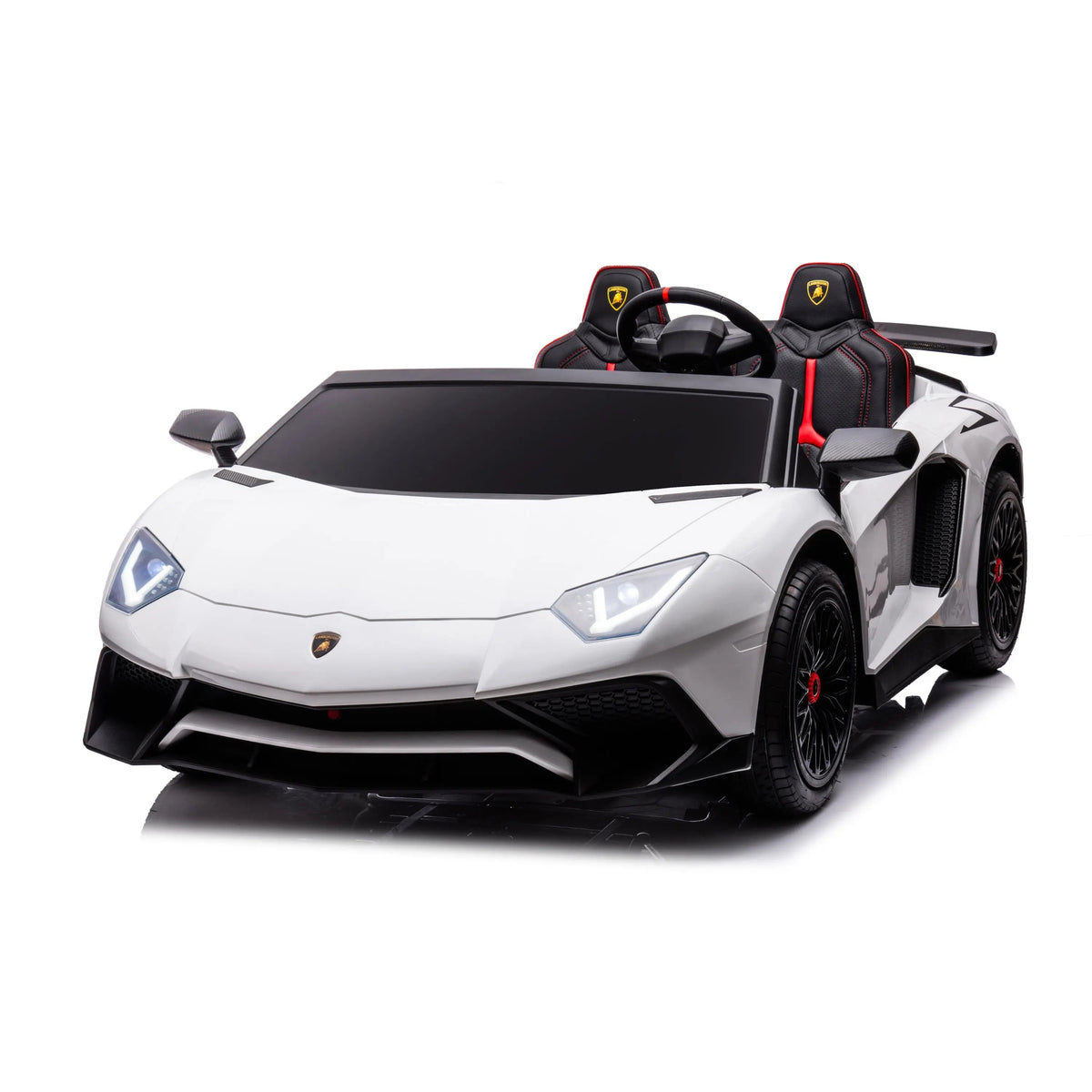 24V Lamborghini Aventador 2-Seater Ride-On Car