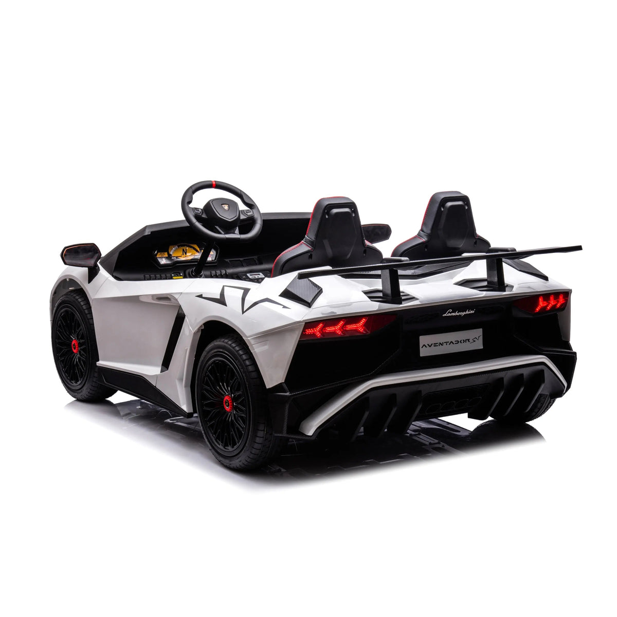 24V Lamborghini Aventador 2-Seater Ride-On Car