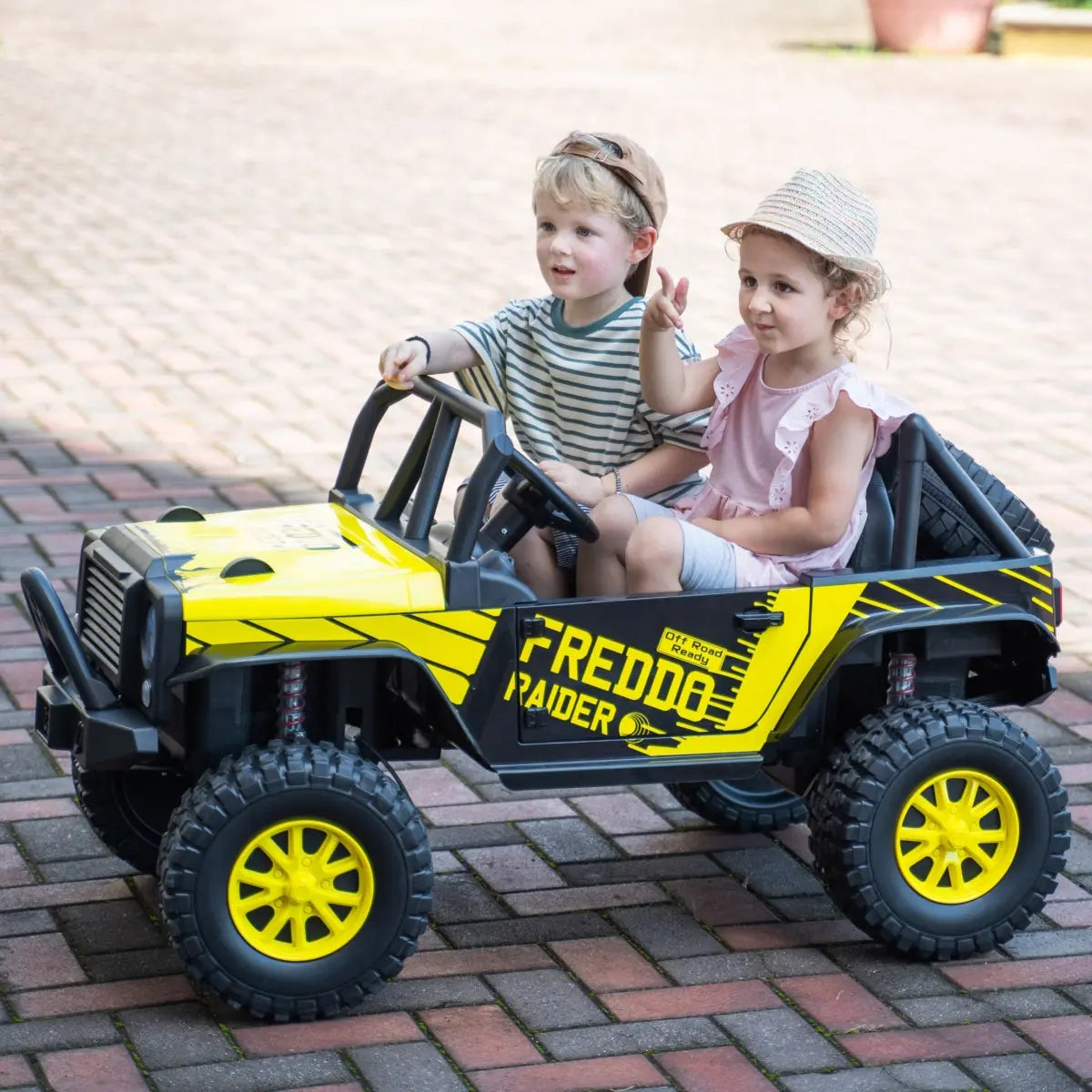 24V Jeep Raider Style 2 Seater Kids Ride On Car with Remote Control