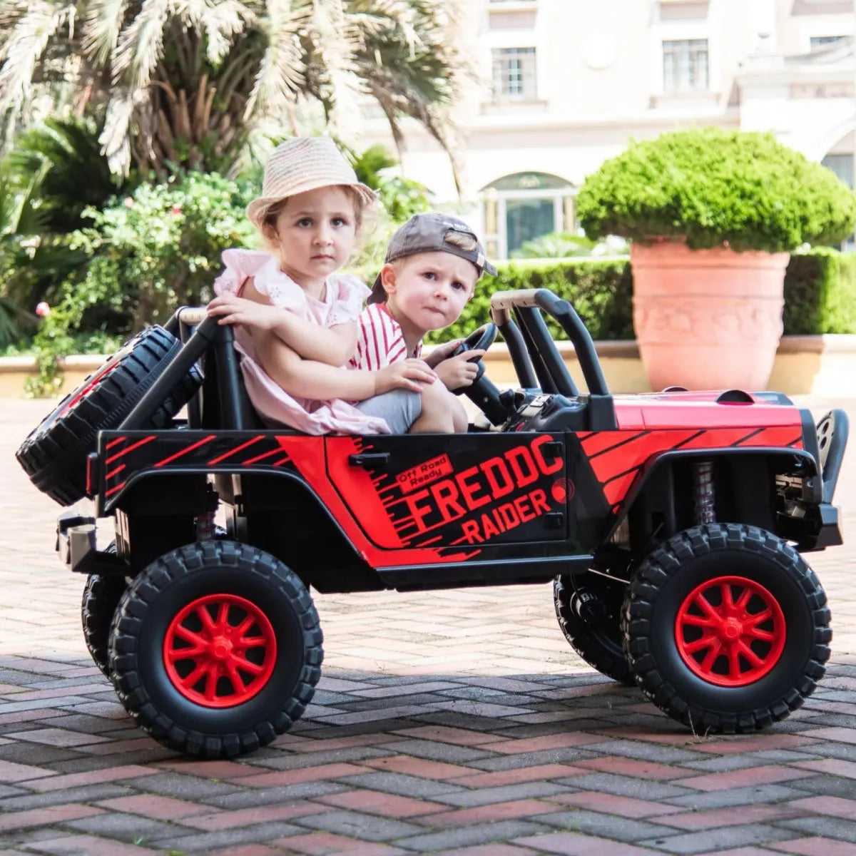 24V Jeep Raider Style 2 Seater Kids Ride On Car with Remote Control