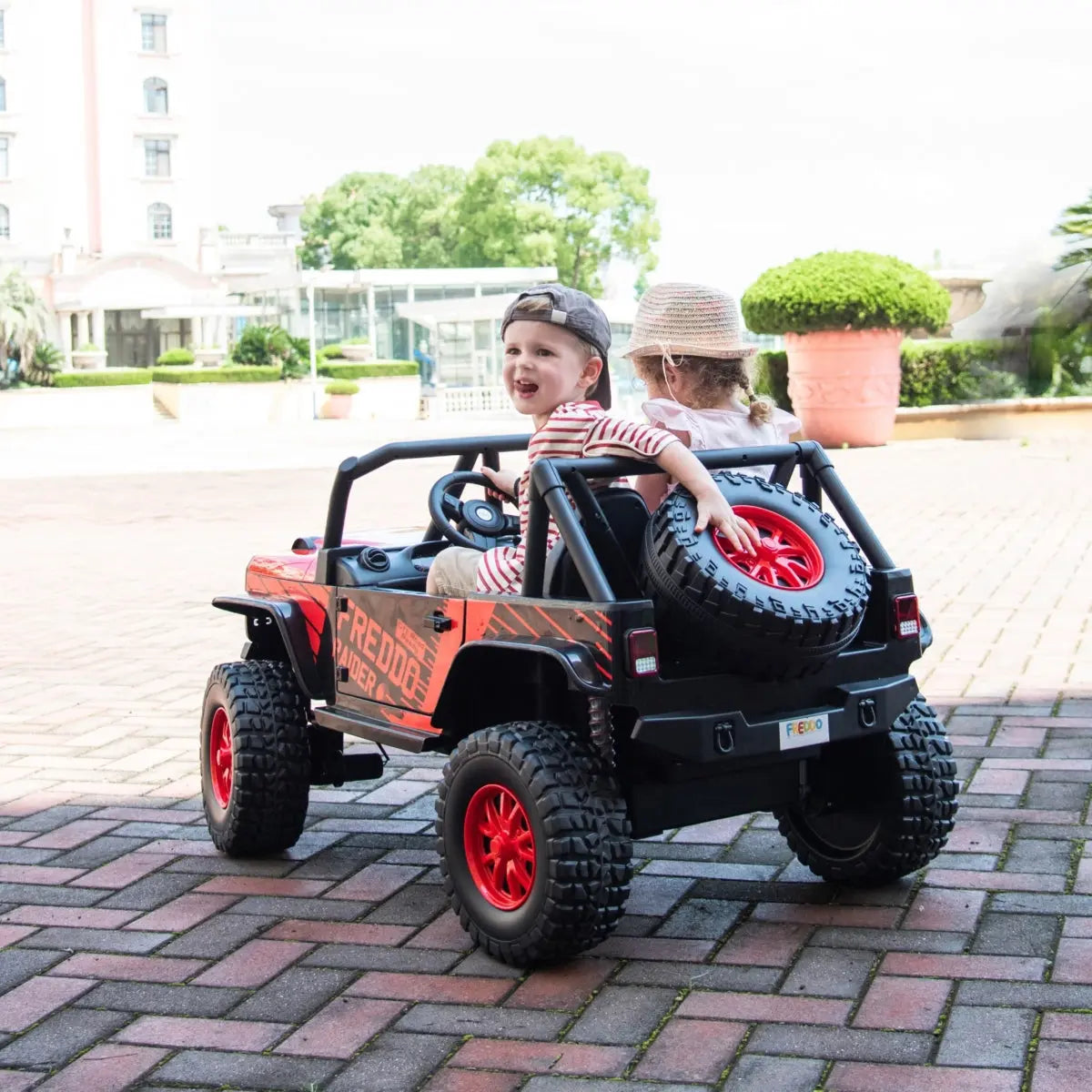 24V Jeep Raider Style 2 Seater Kids Ride On Car with Remote Control
