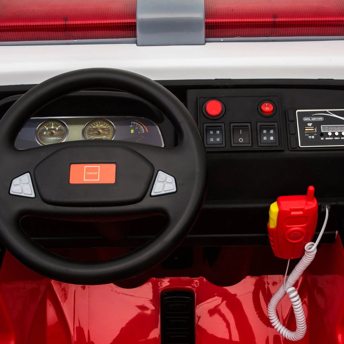 24V Fire Truck 2-Seater Ride-On for Kids