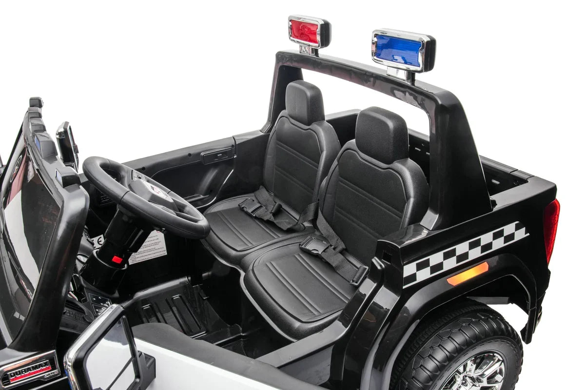 2026 24V GMC Sierra Denali 2 Seater Kids Ride On Car with Remote Control POLICE