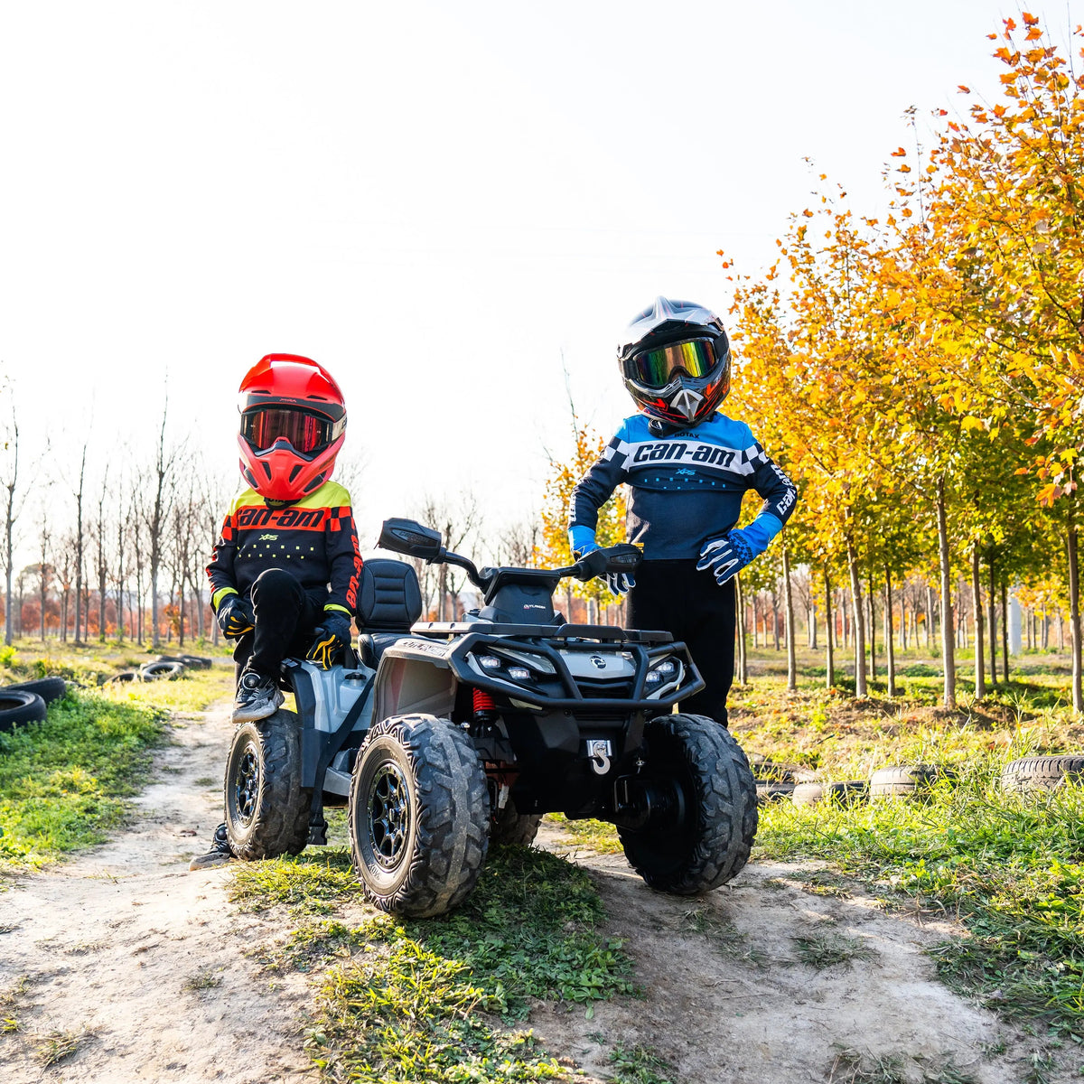 2026 Can Am Outlander 24V 4X4 2 Seater Kids Ride On ATV