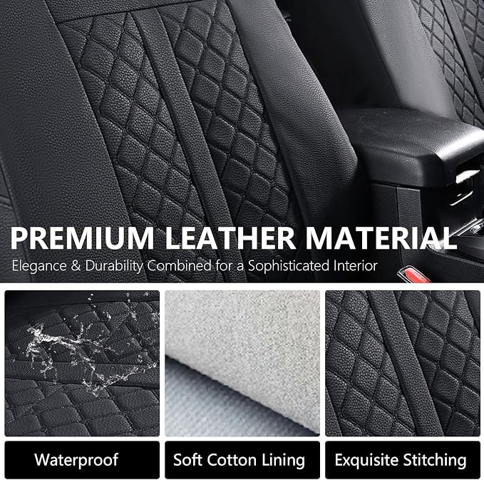 Seat Covers for Toyota Tacoma — Front Seat — Black