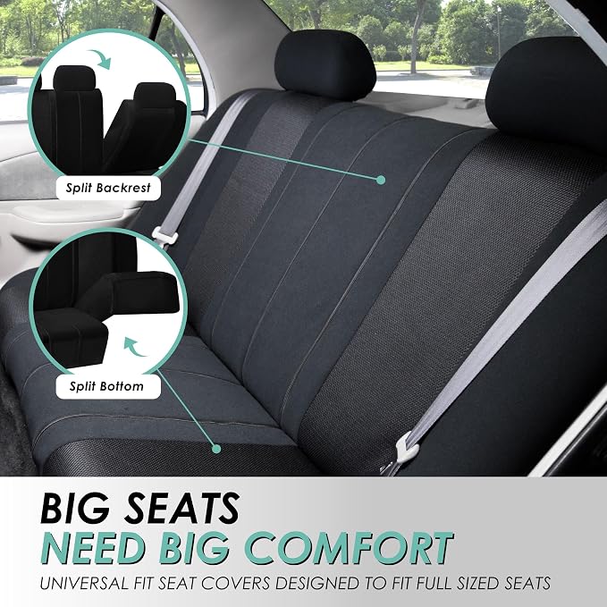 Universal Seat Covers — Black