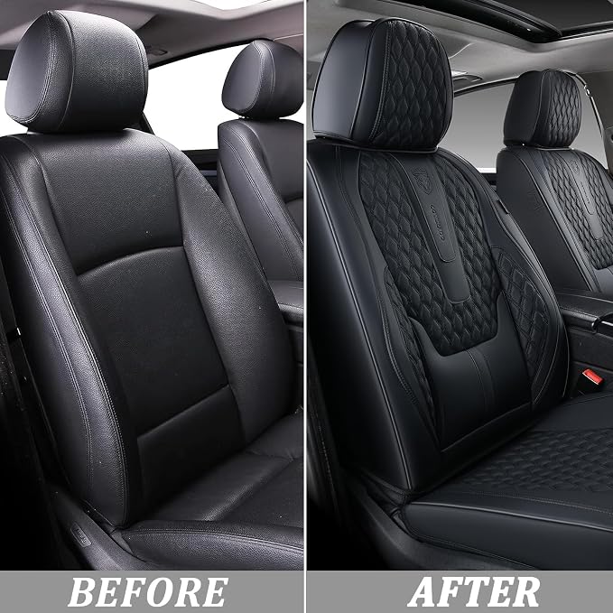 Universal Seat Covers — Front Seat — Black