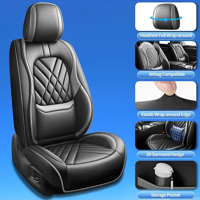Seat Covers for Nissan Altima — Full Set — Gray