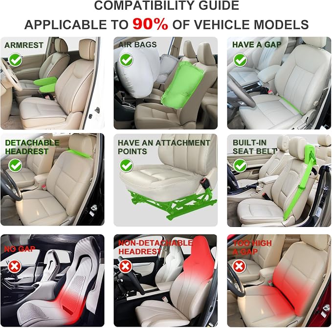 Universal Fabric Seat Covers — Front Seat — Beige