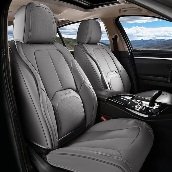Universal Seat Covers — Front Seat — Gray