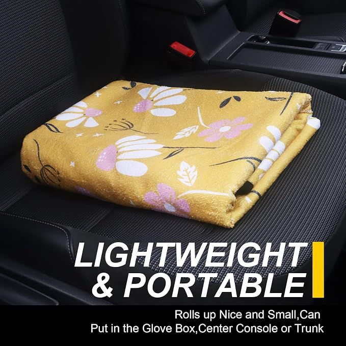 Pet Car Seat Protector — Yellow