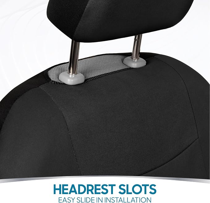 Car Seat Covers — Full Set — Black