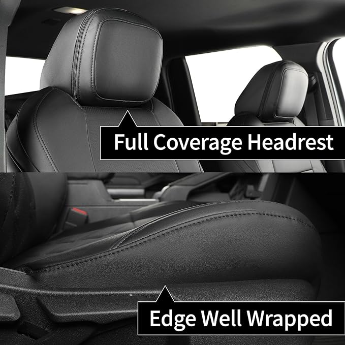 Seat Covers for Toyota Tacoma — Full Set — Black
