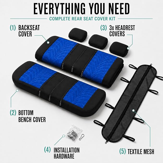 Universal Seat Covers — Blue