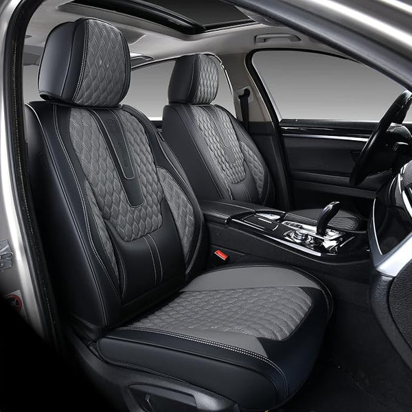 Universal Seat Covers — Front Seat — Black / Gray