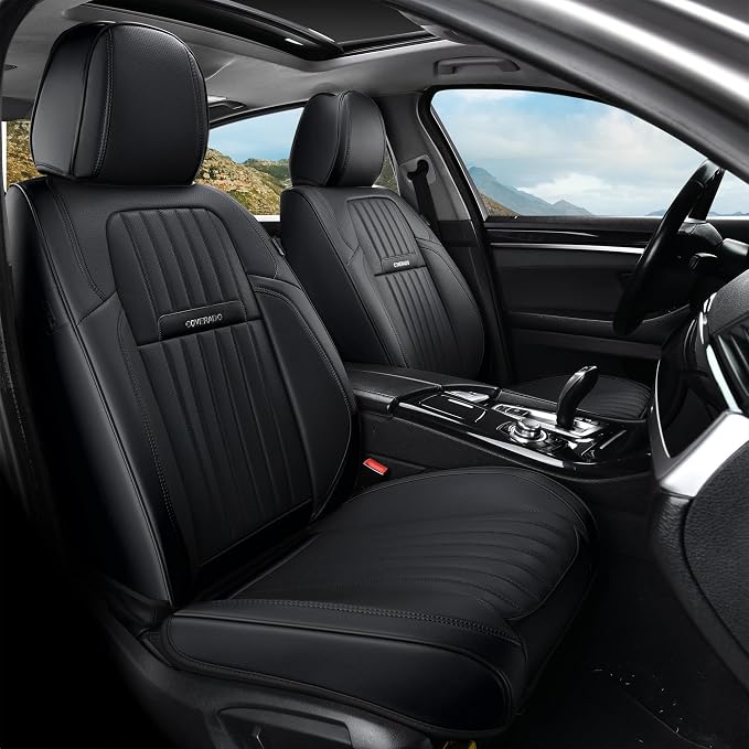 Universal Seat Covers — Front Seat — Black