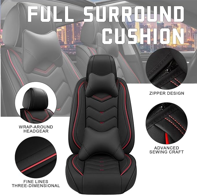 Seat Covers for Honda Civic — Black