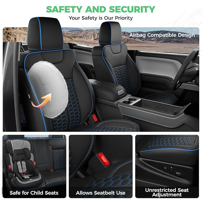 Faux Leather Seat Covers for Chevrolet Silverado / GMC Sierra