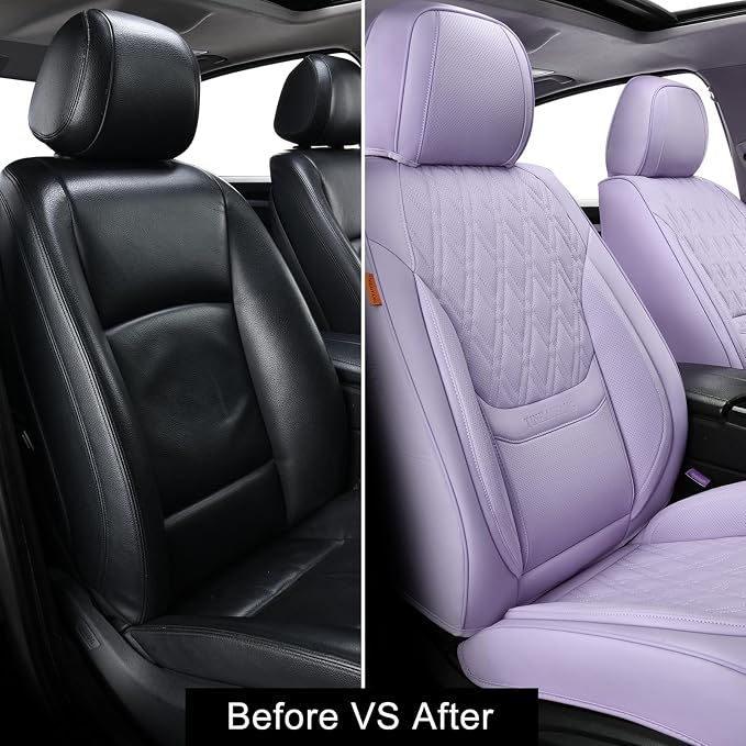 Universal Seat Covers — Full Set — Purple