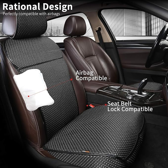 Universal Seat Covers — Front Seat — Black