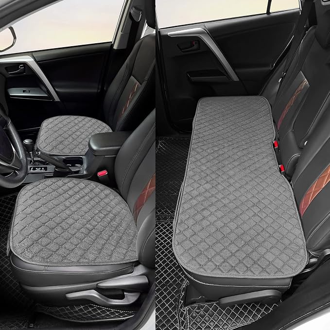 Universal Seat Covers — Front Seat — Gray