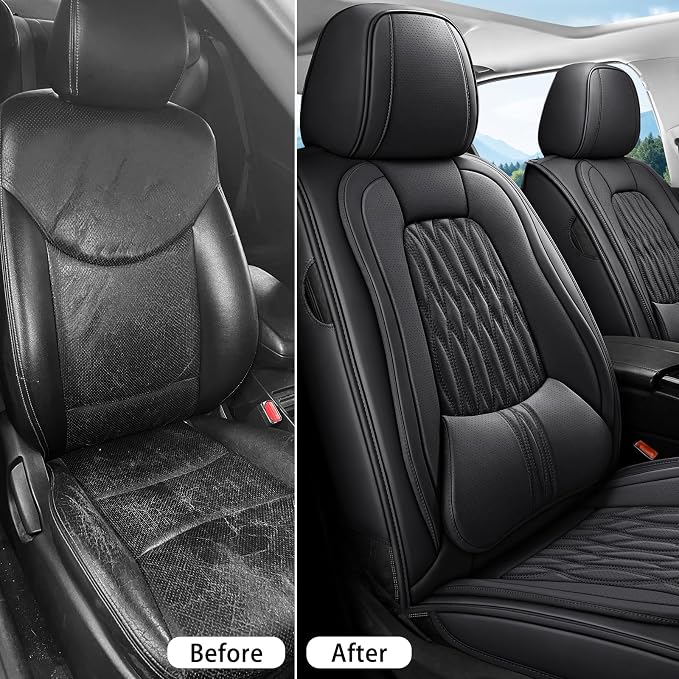 Universal Seat Covers — Full Set — Black