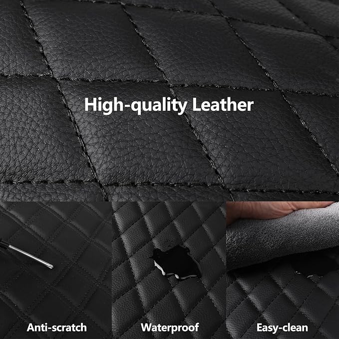 Universal Faux Leather Seat Covers — Front Seat