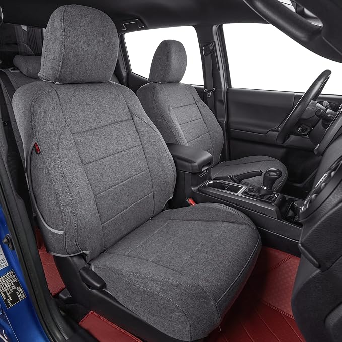 Seat Covers for Toyota Tacoma — Front Seat — Gray