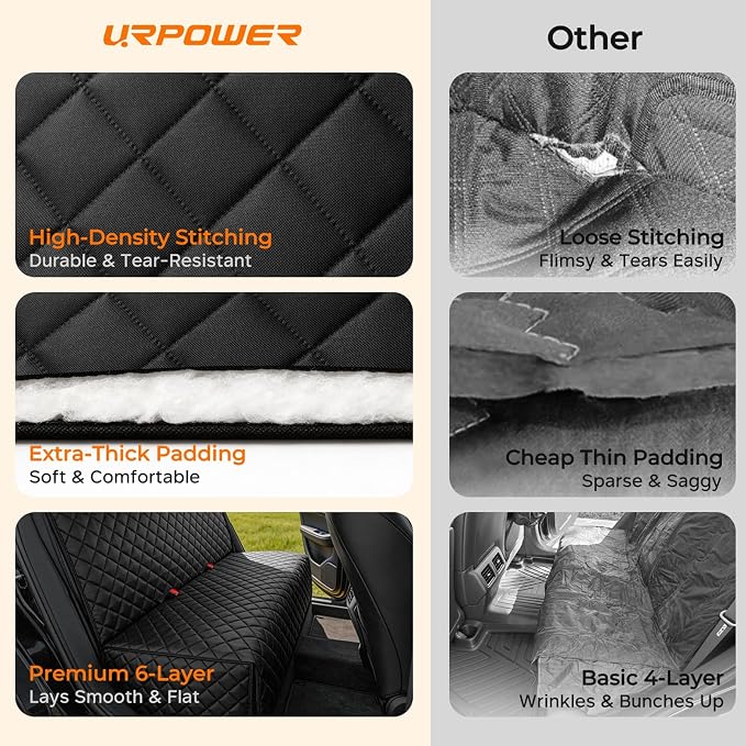 Pet Car Seat Protector — Black