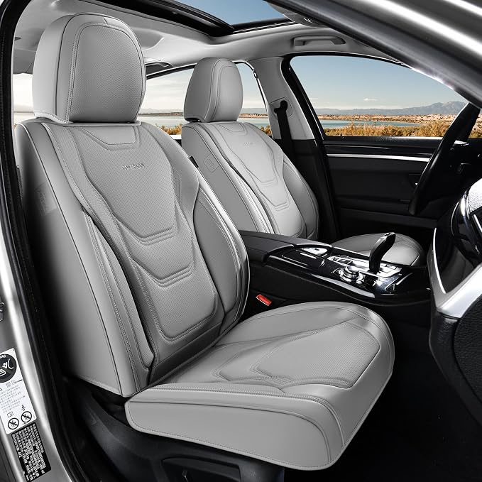 Universal Seat Covers — Full Set — Gray