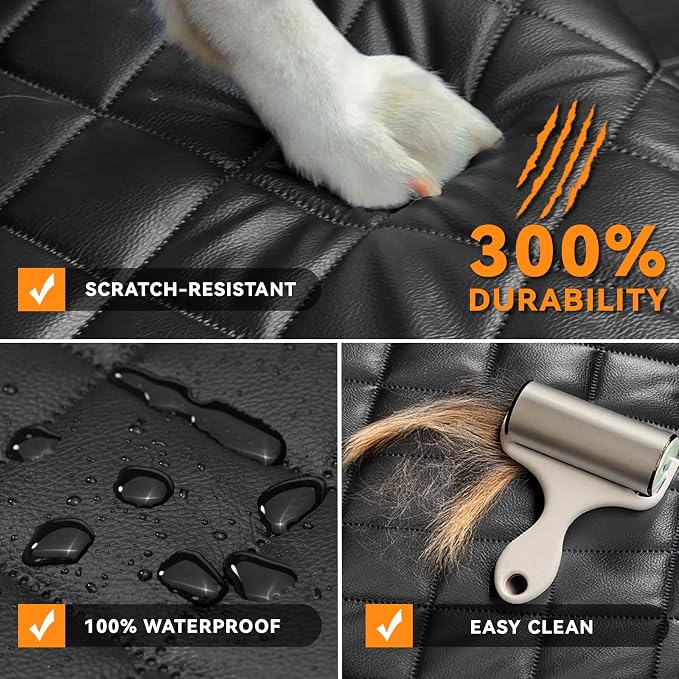 Pet Car Seat Protector — Front Seat — Black
