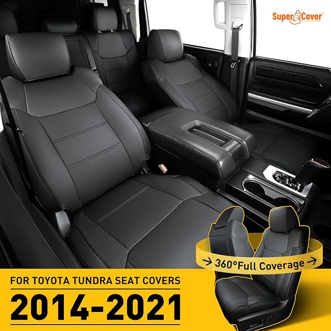 Seat Covers for Toyota Tundra — Black