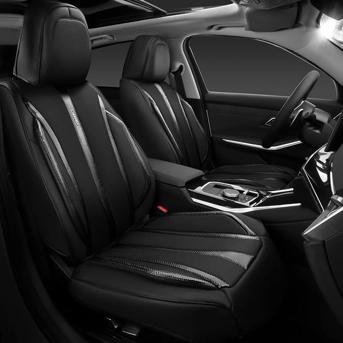 Universal Seat Covers — Full Set — Black