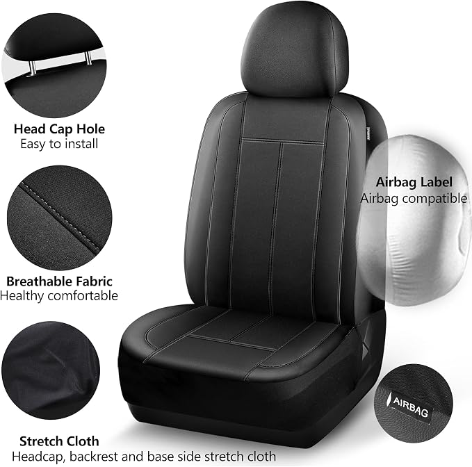 Universal Neoprene Seat Covers — Full Set