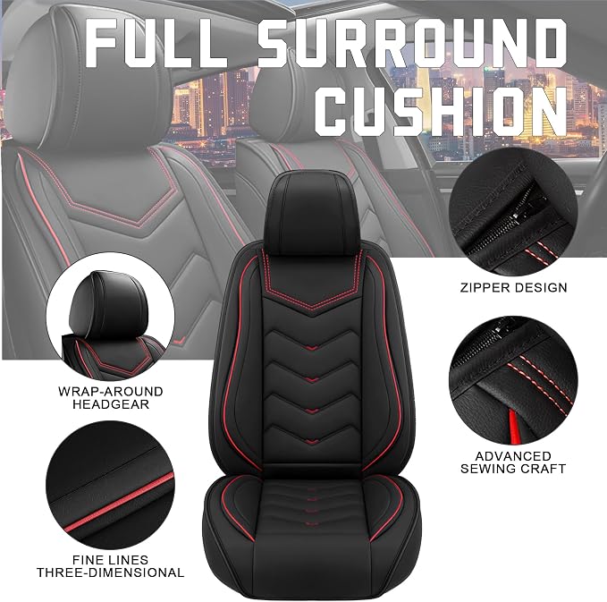 Seat Covers for Honda Civic — Black