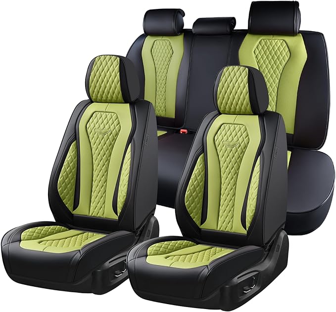 Universal Seat Covers — Full Set — Green