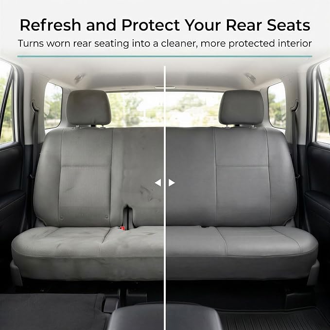 Universal Faux Leather Seat Covers — Gray