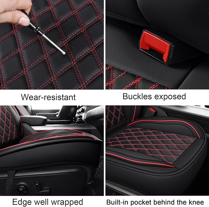 Seat Covers for Chevrolet Silverado / GMC Sierra — Full Set — Red