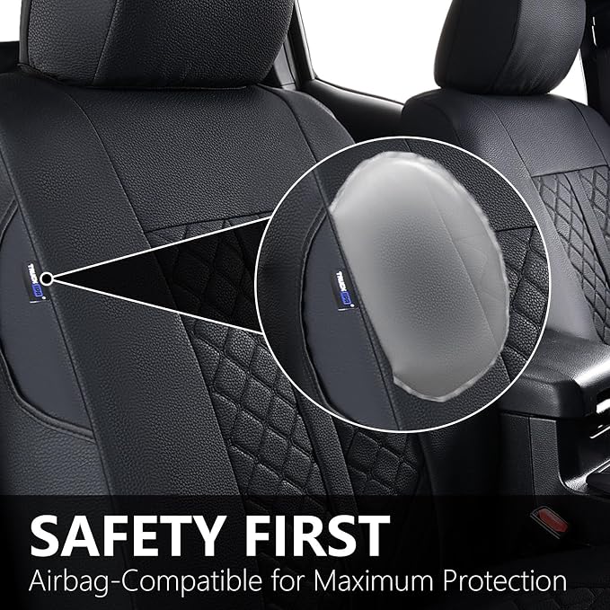 Seat Covers for Toyota Tacoma — Full Set — Black
