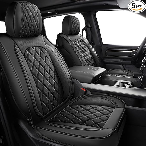 Seat Covers for Multiple Vehicles — Full Set — Black