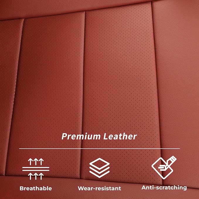 Seat Covers for Toyota Tacoma — Full Set — Red