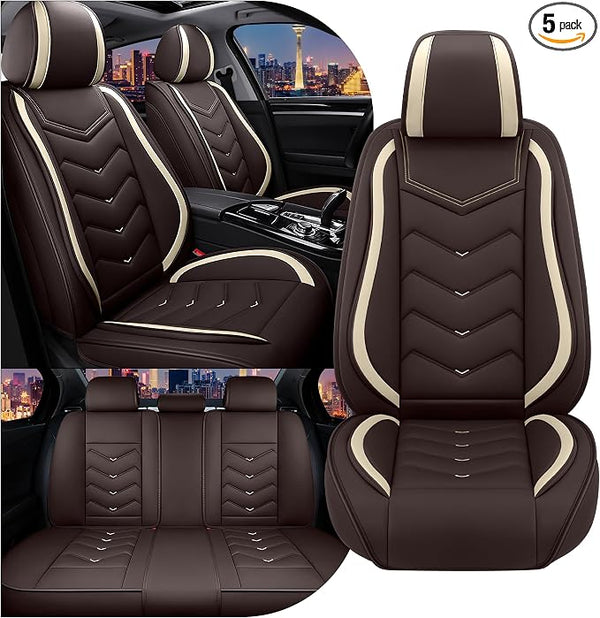 Seat Covers for Honda Civic — Full Set — Coffee