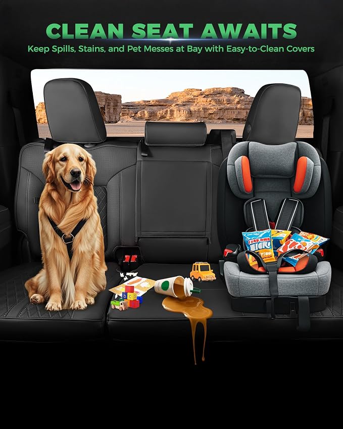Faux Leather Seat Covers for Chevrolet Silverado / GMC Sierra