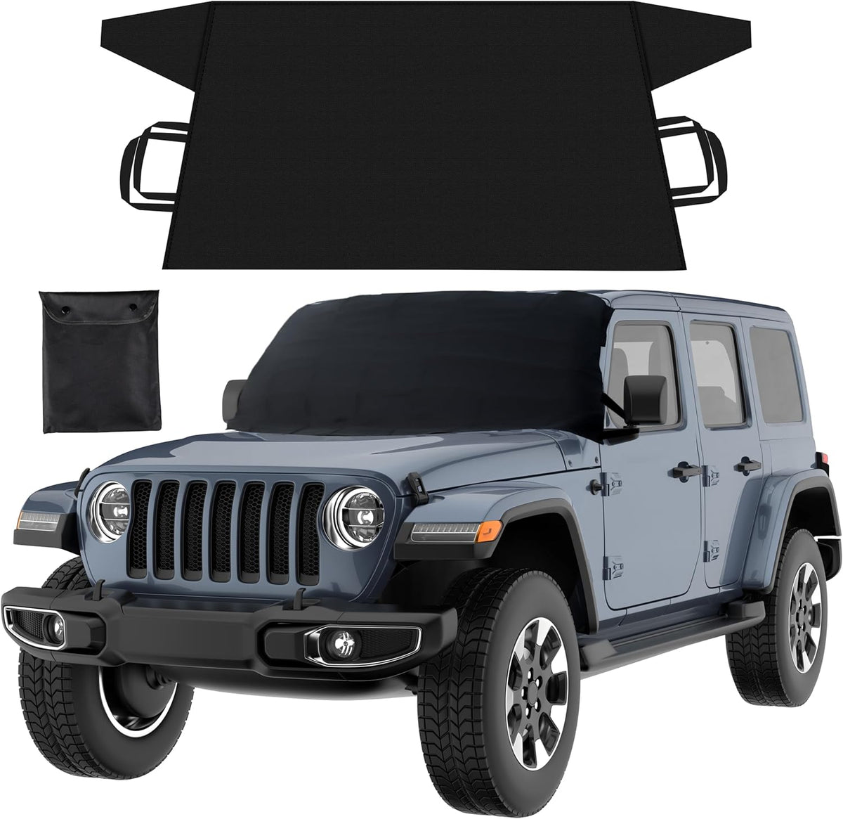 WinterShield Heavy-Duty Car Windshield Cover - 600D Oxford Snow & Ice Protector X-Small 81KIbIAxnsL._AC_SL1500