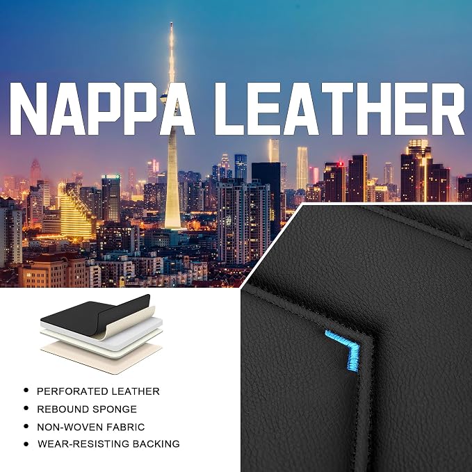 Seat Covers for Honda Civic — Black / Blue