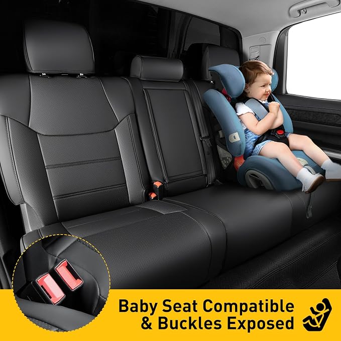 Seat Covers for Toyota Tundra — Black