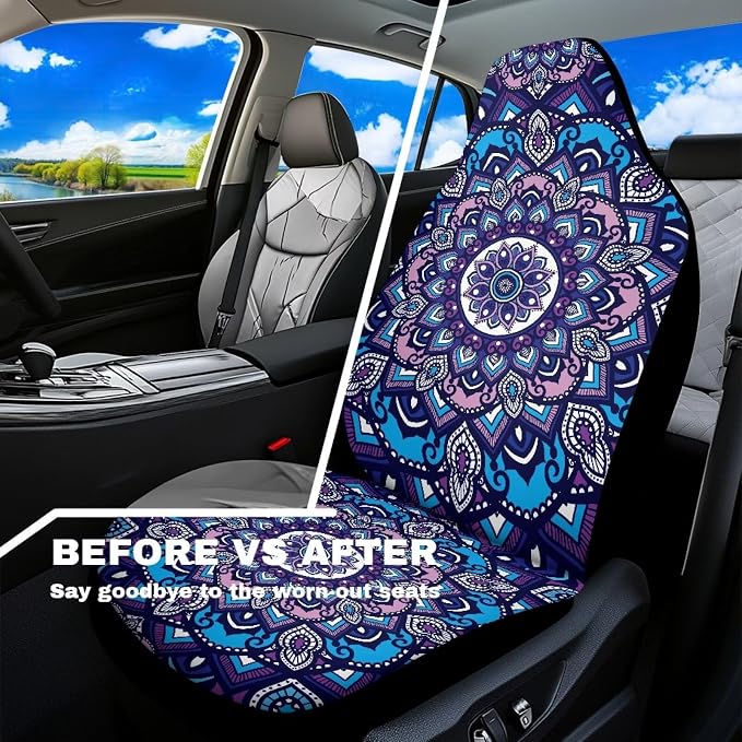 Fabric Car Seat Covers — Front Seat