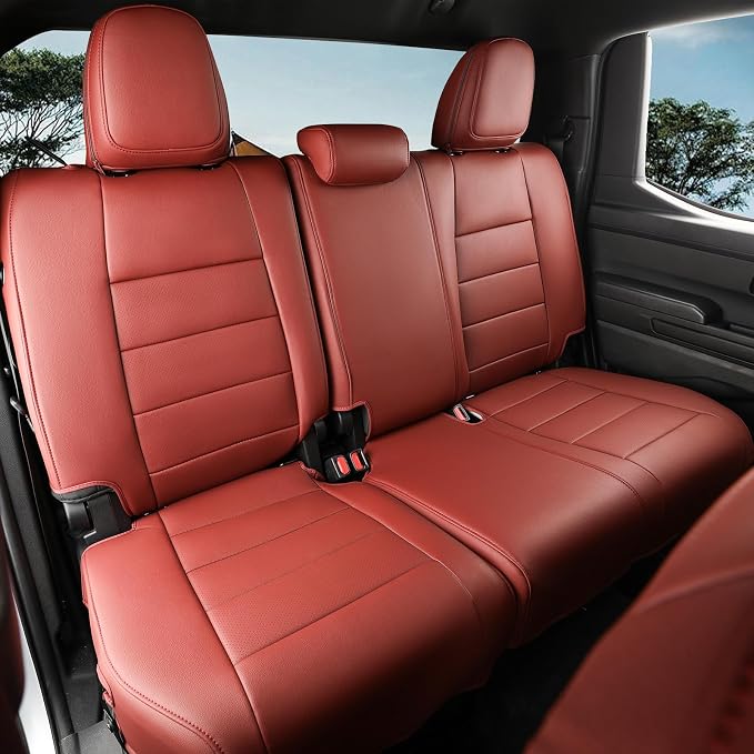 Seat Covers for Toyota Tacoma — Full Set — Red